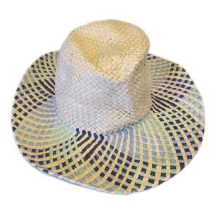 Vineyard Vines Martha's Vineyard NWT 100% Paper straw fedora hat, deep bay blue